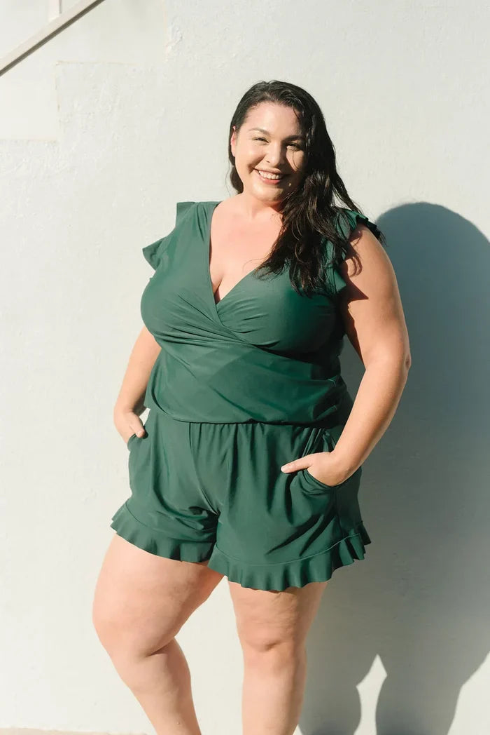 SolaraShift SwimRomper | Desfrute de confiança e liberdade durante todo o dia com um ajuste perfeito | elesira
