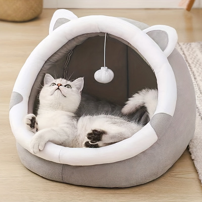 Snuggly Haven——舒适柔软的猫咪洞穴床，带来极致舒适 | elesira