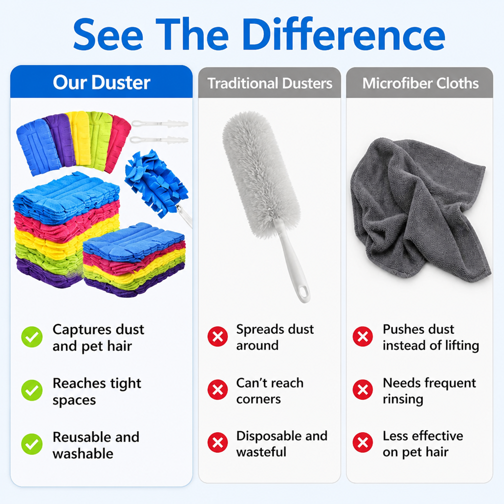 ZephyraDuster | Disfruta de un hogar impecable sin esfuerzo y lleno de brillo | elesira