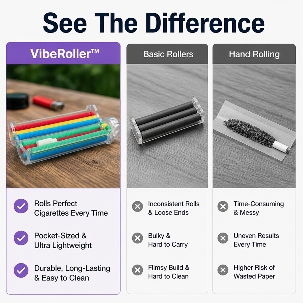VibeRoller | Effortless Perfect Rolls That Make Every Smoke Unforgettable | elesira