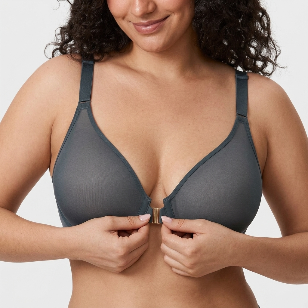 SilkStride Plunge Bra - ارفعي منحنياتك وثقتك مع راحة طوال اليوم | elesira