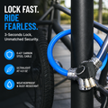 Kabelový zámek VeloShield | Užijte si neomezenou svobodu bez zbytečného objemu a hmotnosti | elesira