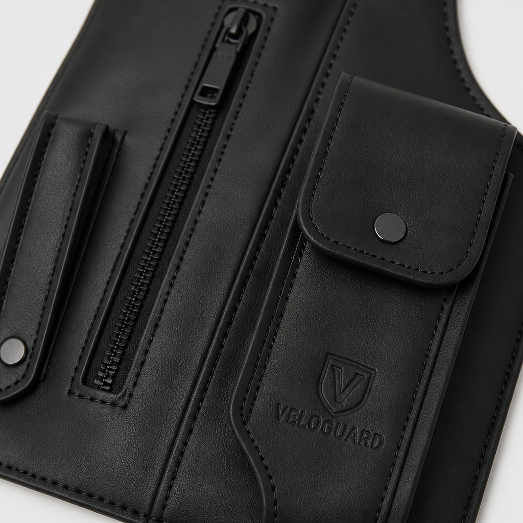 VeloGuard Body-Sling | Transporte os seus bens com ousadia e proteção invisível à prova de bala | elesira