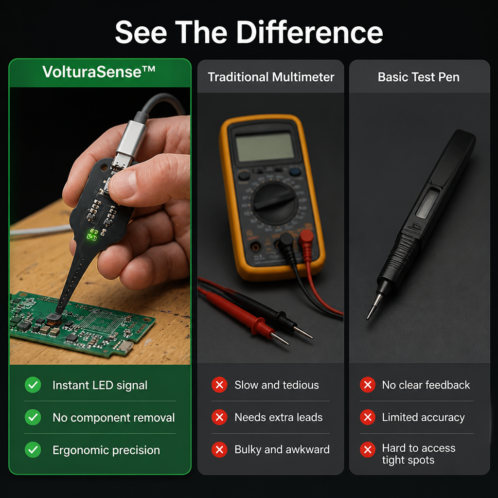 VolturaSense | Cut Testing Time and Fix Circuits with Unshakable Confidence | elesira