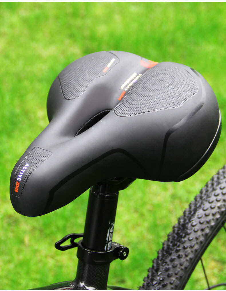 Belüfteter Fahrradsattel mit Stoßdämpfung und ergonomischem Design | elesira