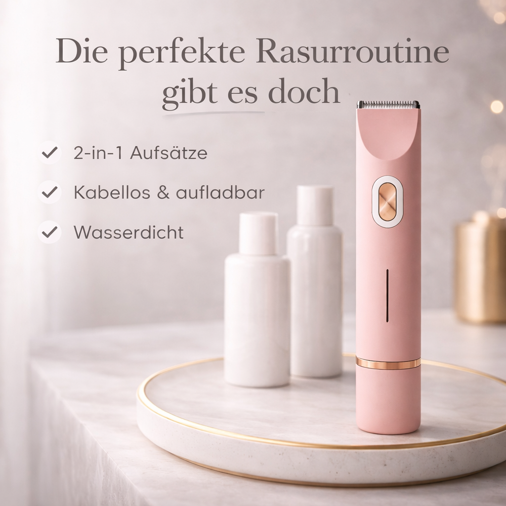 SilkSmooth Elektrischer Damenrasierer - Sanfte Haarentfernung | elesira