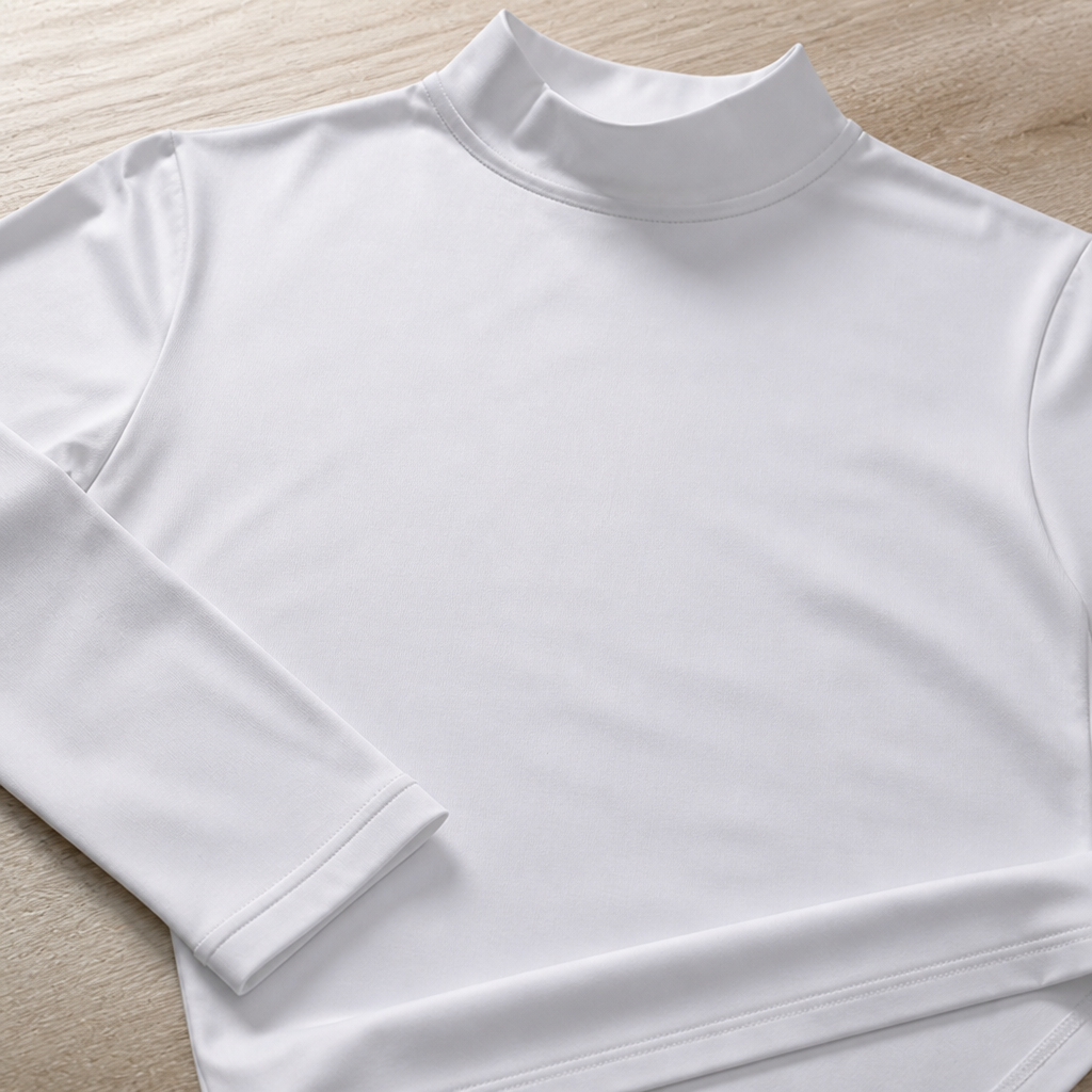 VeroEdge Camicia slim fit a maniche lunghe e collo alto | Conquista ogni ambiente con sicurezza e comfort senza pari | elesira
