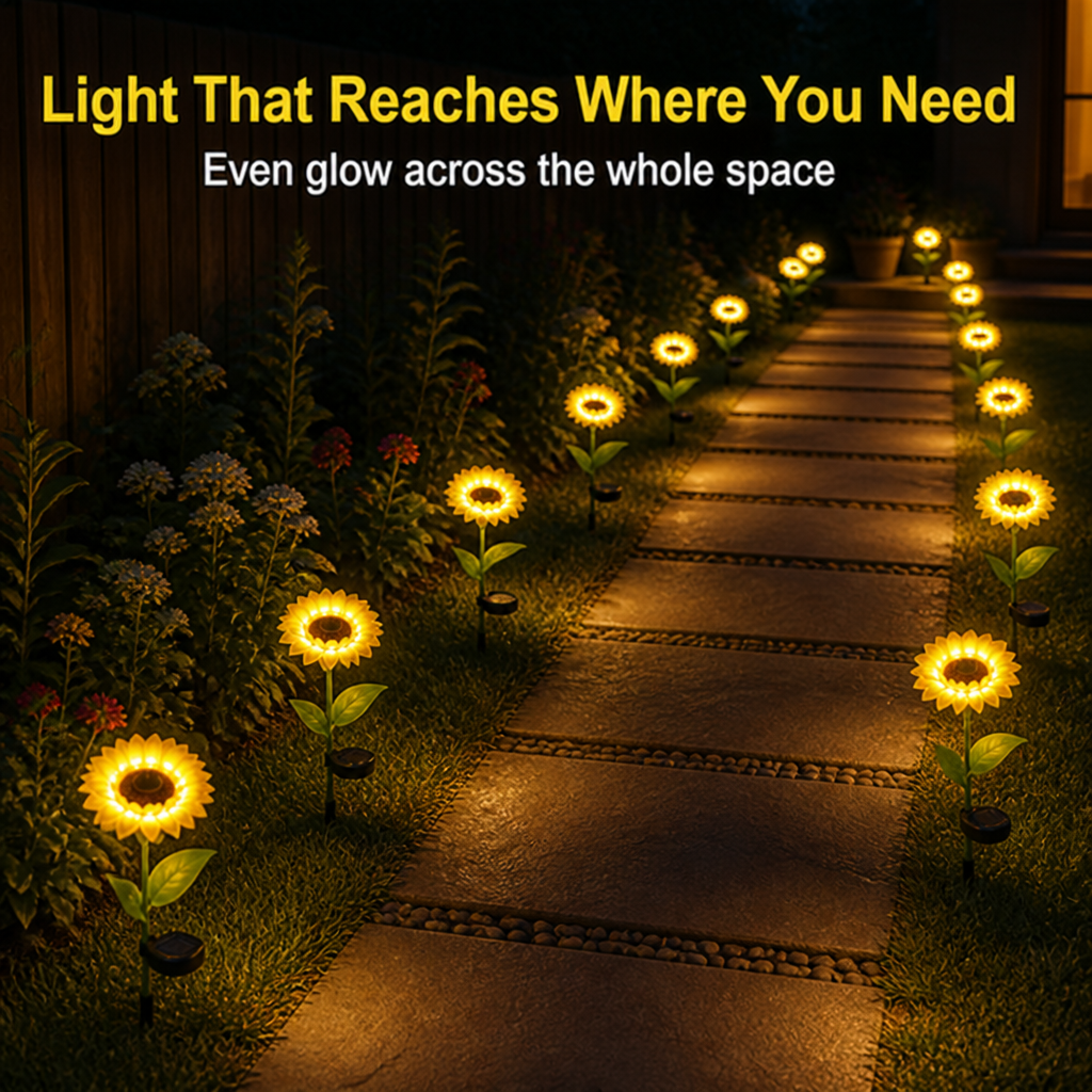 SoloraBloom | Transformez votre jardin en un havre féerique baigné d’une douce lumière chaque soir | elesira