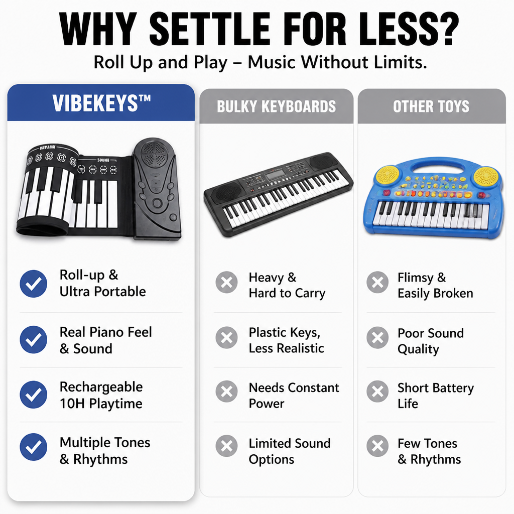 VibeKeys | Slipp musikken løs hvor og når som helst med ren pianokraft | elesira