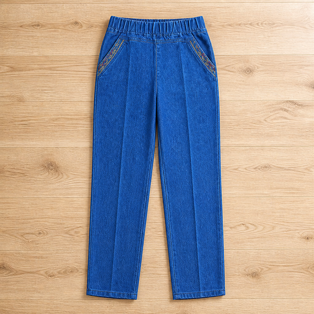 VelloraFlex | Jeans That Sculpt Your Curves and Free Your Every Move | elesira
