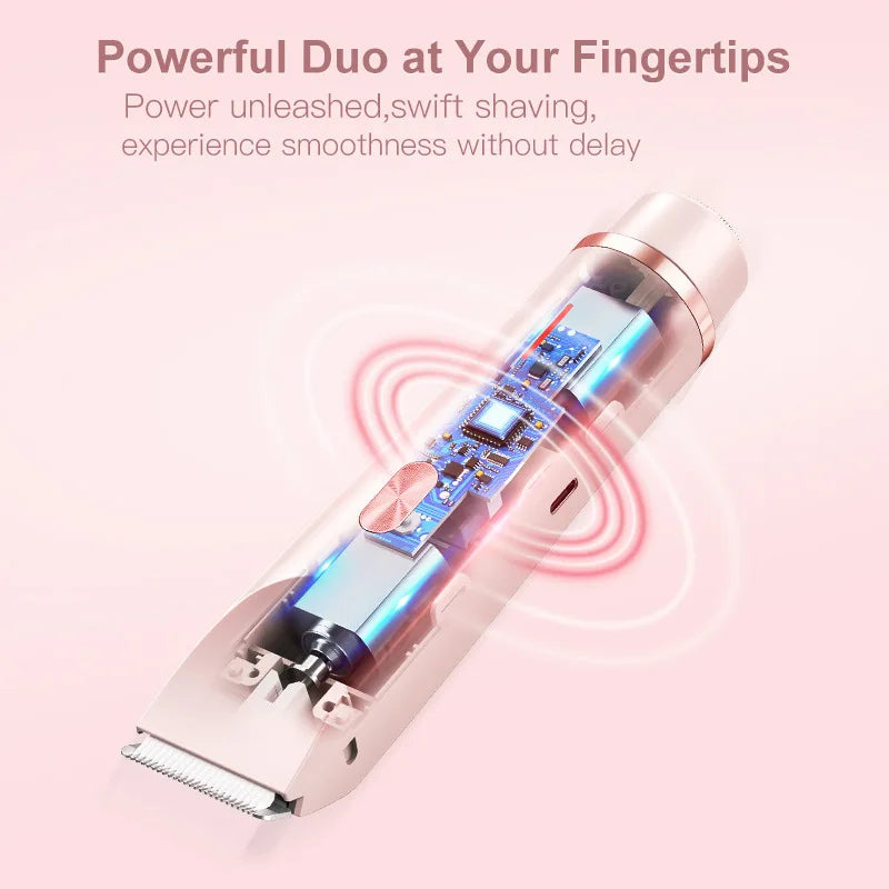 SilkySheer Precision Shaver | Oppnå uanstrengt, smertefri glatthet som umiddelbart styrker selvtilliten din | elesira