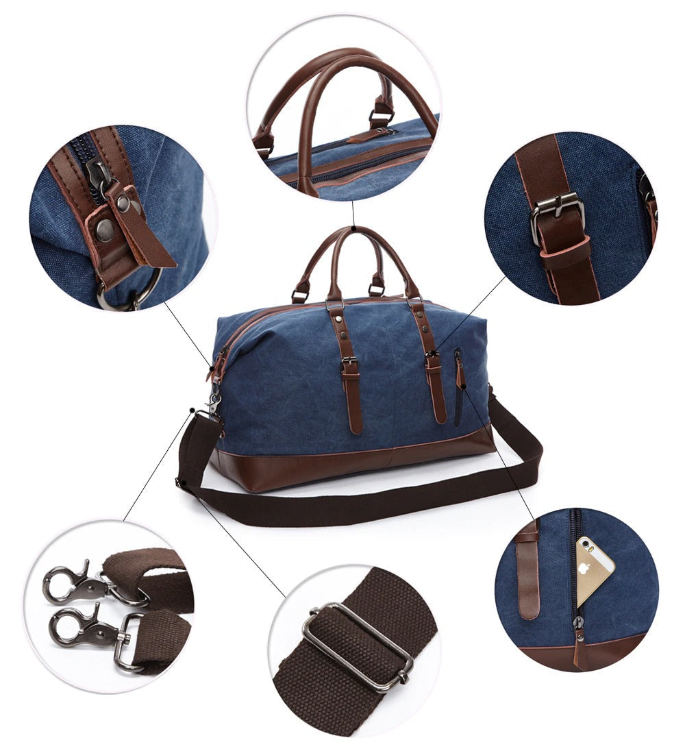 Ampia borsa da viaggio da 50 L - Resistente all’acqua e versatile | elesira