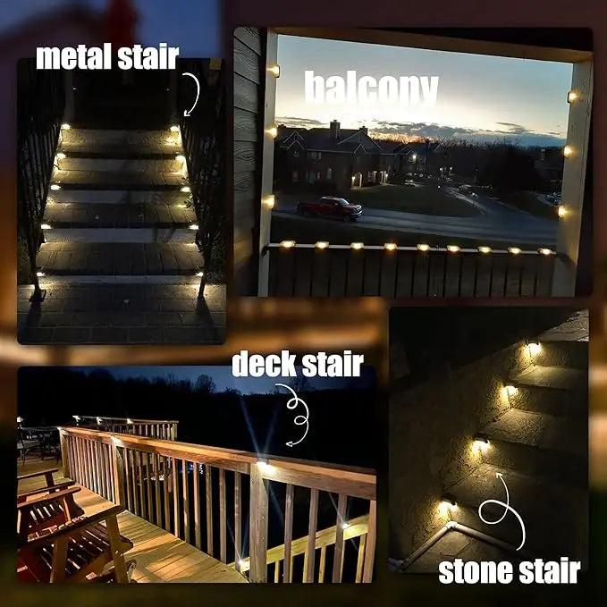 Solar Stair Lights – Exterior Lighting with Automatic Activation | elesira