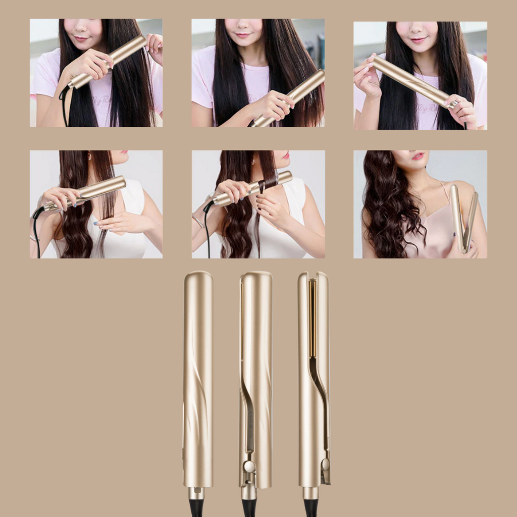 VivaLuxe Pro Styler | Αποκτήστε εντυπωσιακά μαλλιά χωρίς φθορές, που τραβούν τα βλέμματα κάθε φορά | elesira