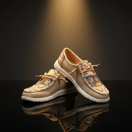 Chaussures femme casual en toile