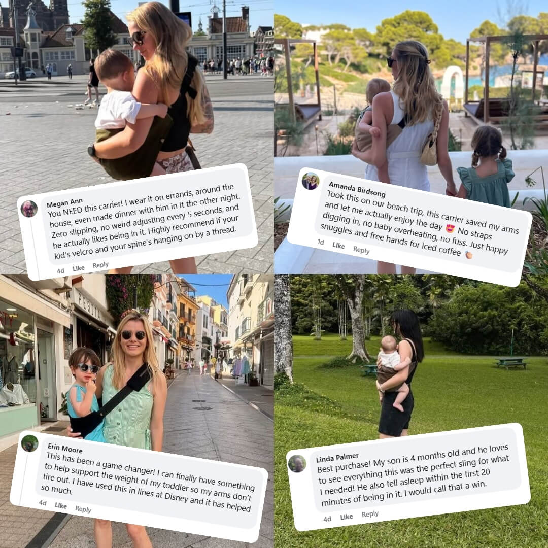 Nosidełko dla małych dzieci ZenCarry | Wygoda bez wysiłku, dzięki której Ty i Twój mały odkrywca możecie swobodnie się poruszać | elesira