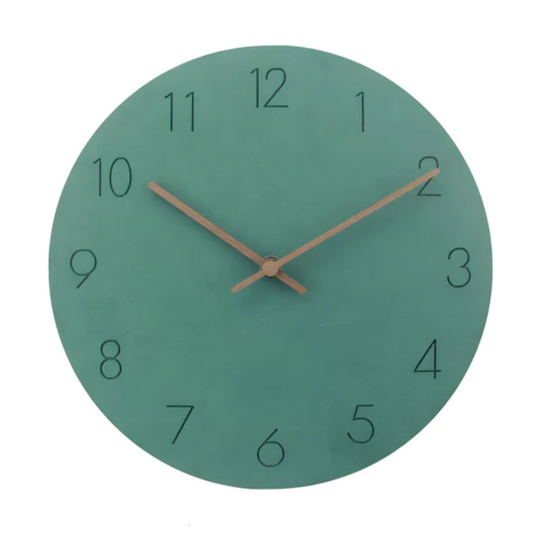 Sleek Timeless Wood Clock for Modern Spaces | elesira