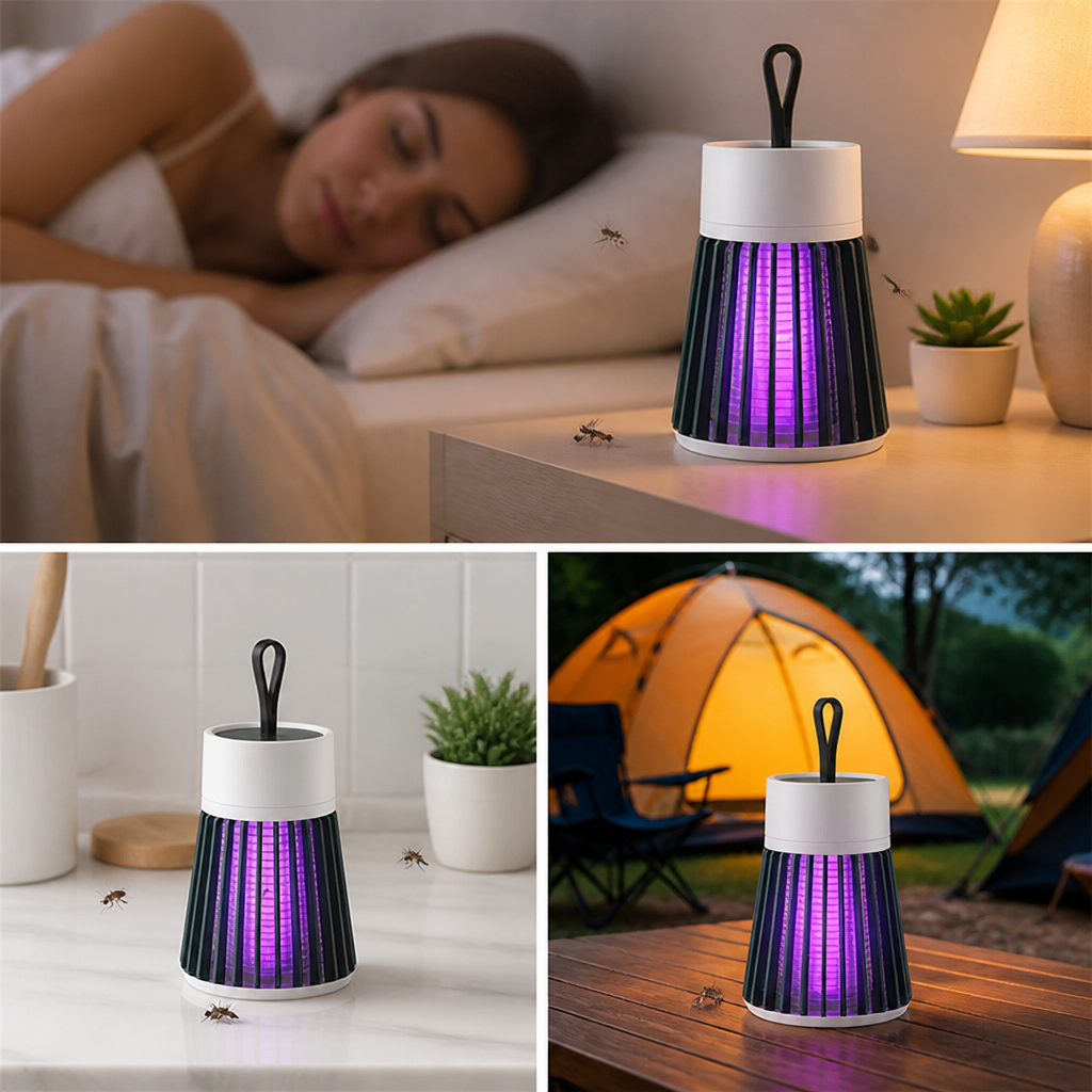 ZephyrGuard Mosquito & Fly Trap Lamp | Silent, Chemical-Free Protection for Peaceful, Bite-Free Living | elesira