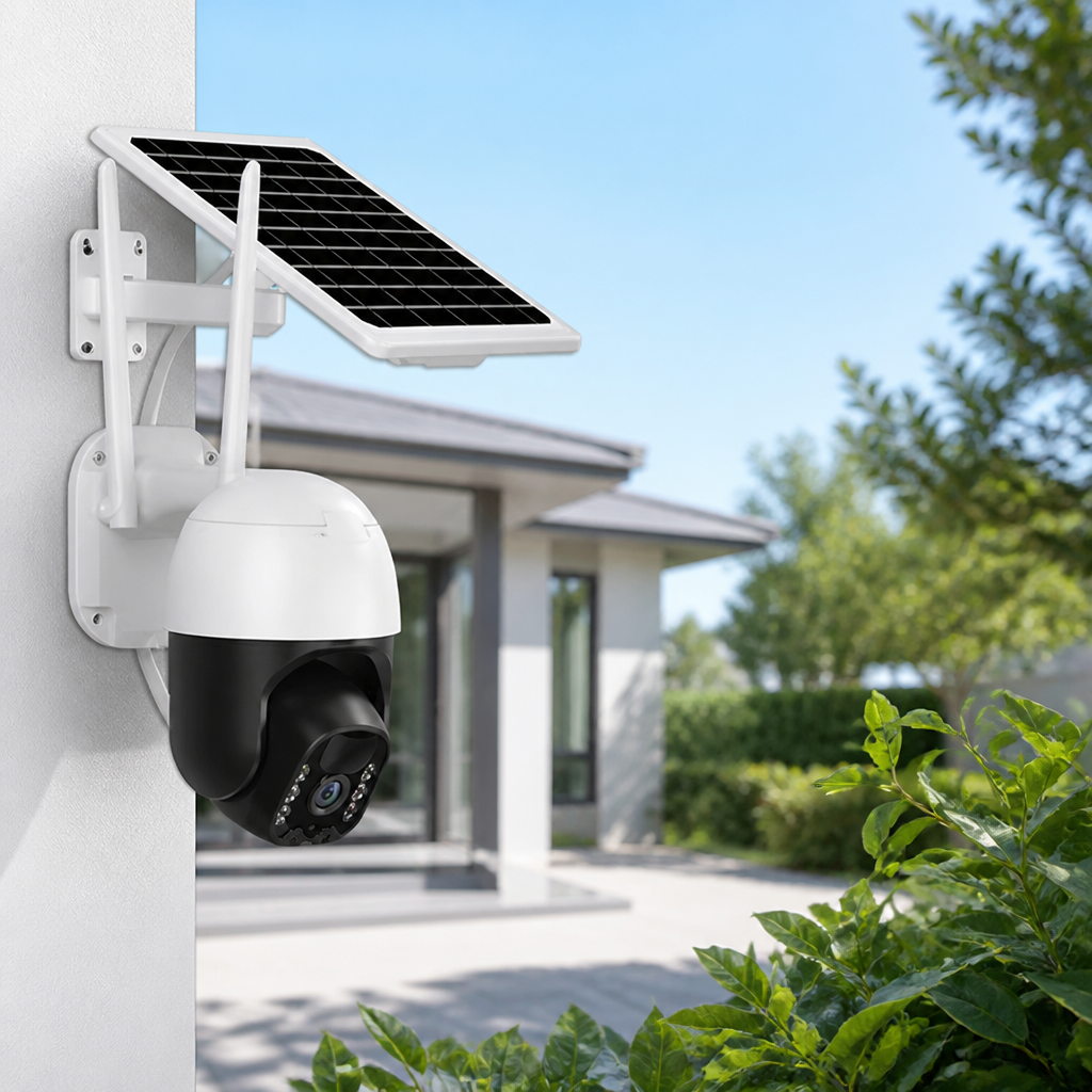 Câmara de vigilância solar sem fios SolarSense | Segurança inquebrável alimentada pelo sol, sempre vigilante, sempre pronta | elesira