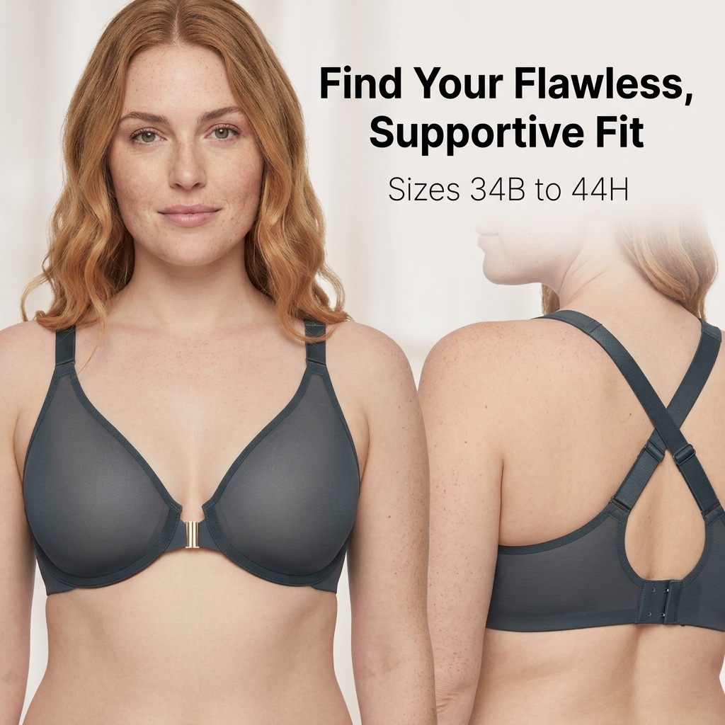 SilkStride Plunge Bra - ارفعي منحنياتك وثقتك مع راحة طوال اليوم | elesira