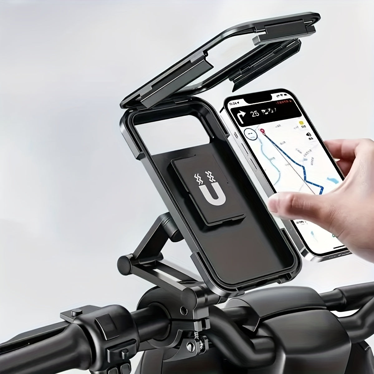 SmartGrip - Adjustable Magnetic Phone Holder for Bikes & E-Bikes | elesira