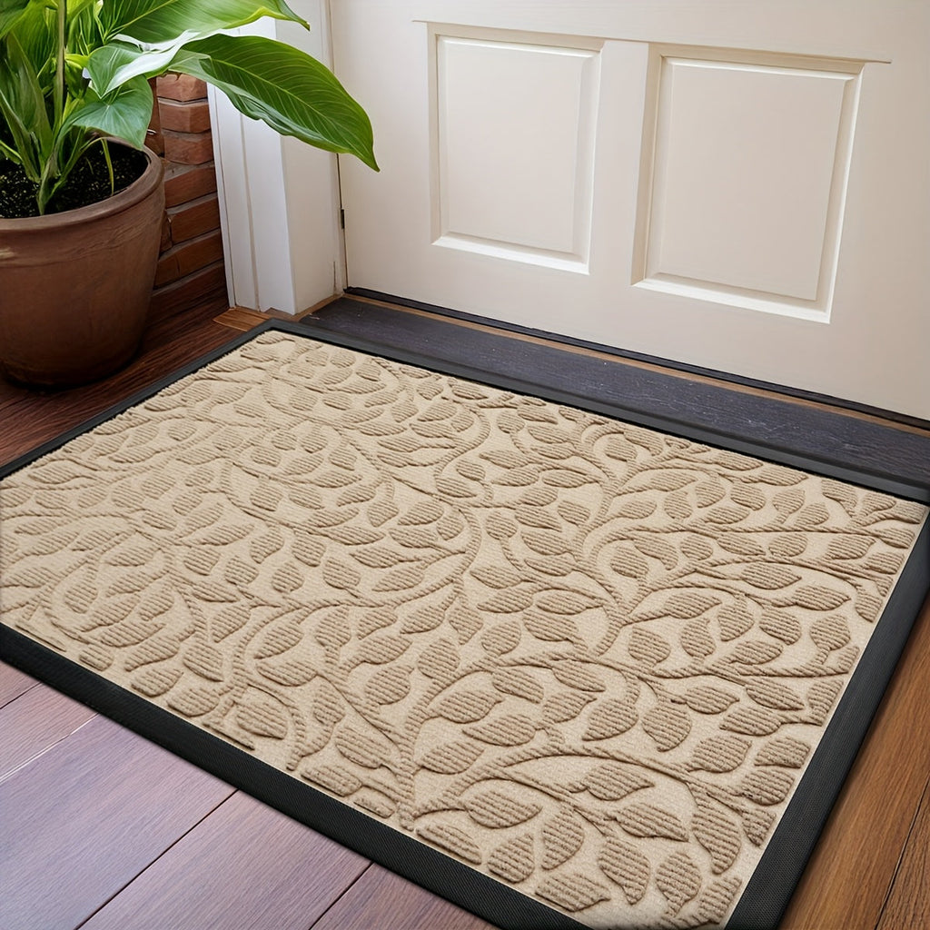 WelcomeMat - Alfombra de entrada extrarresistente para hogares con mucho movimiento y todas las estaciones | elesira
