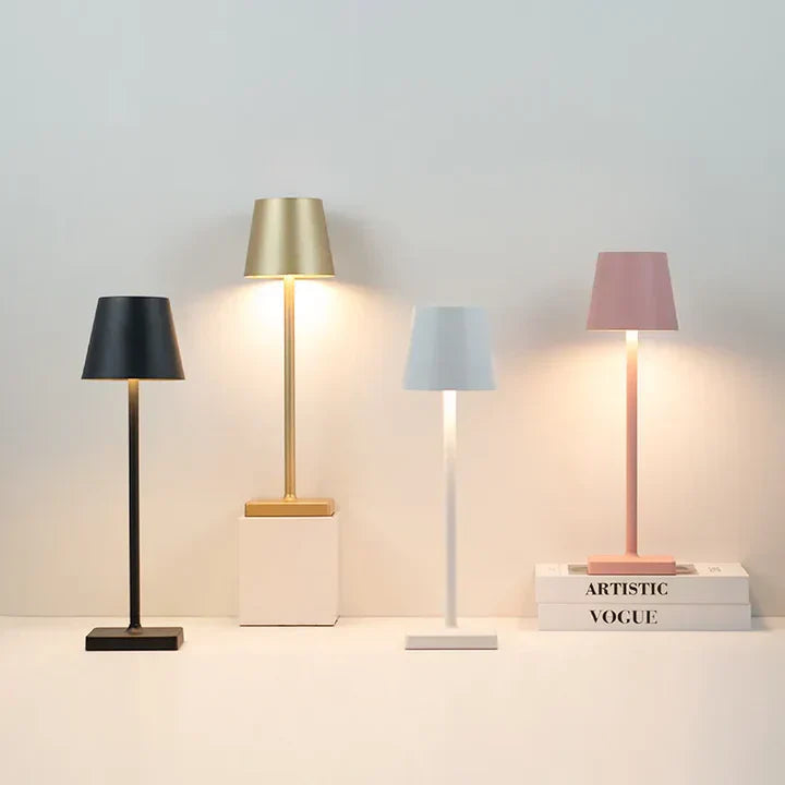 Wireless LED Desk Lamp with Touch Dimmer – Cordless, Clean Ambiance | elesira