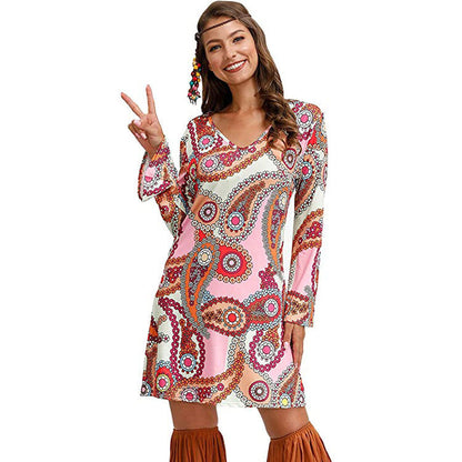 Robe Hippie Femme – Style Bohème Psychédélique 70s