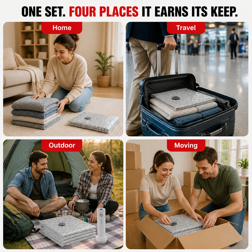 SpaceSculptor - Slash Closet Clutter by 80% Without Puffy Backup Bags | elesira
