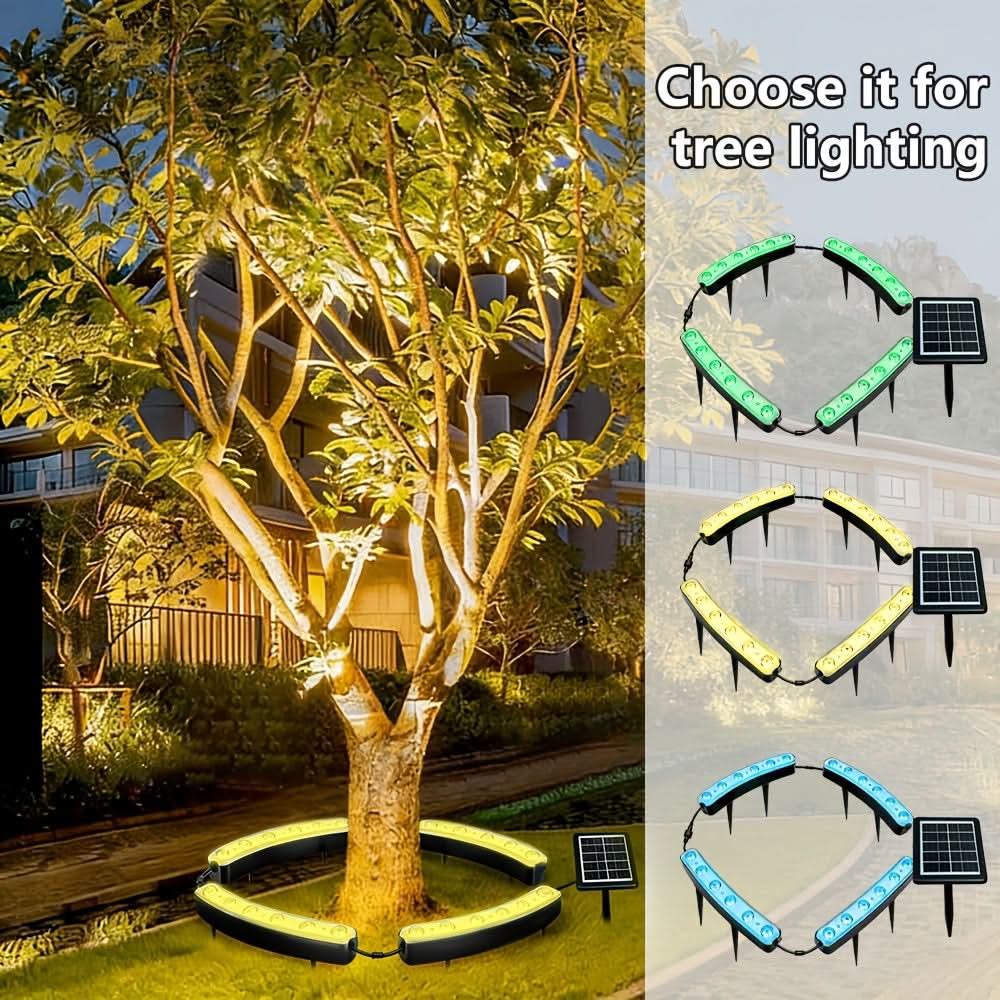 Lampada solare da giardino per alberi e prati | elesira
