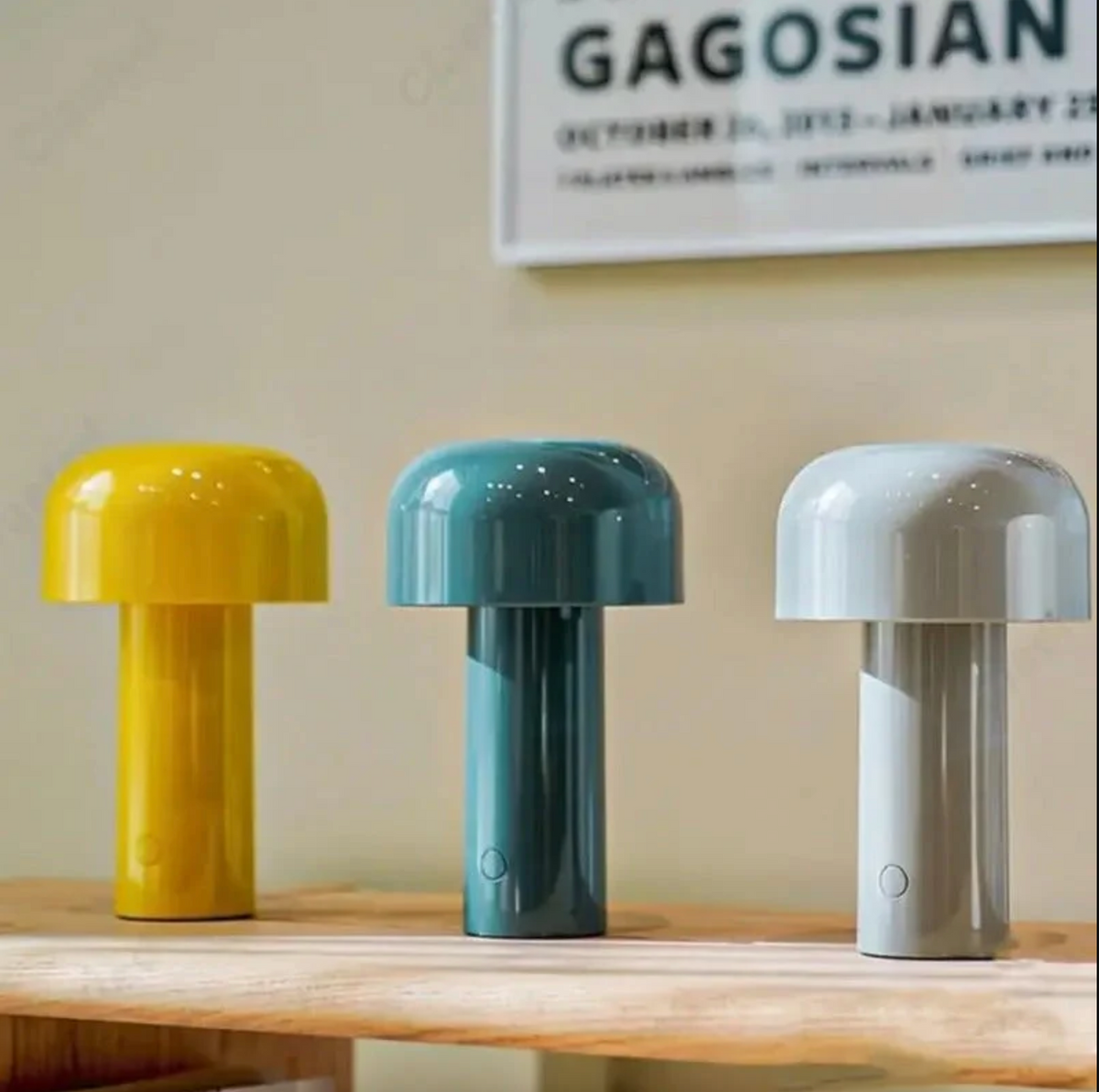 Trådløs, dimbar LED-bordlampe med batteri LeonieDeko - moderne stil - stue - leselampe - nattbordslampe | elesira