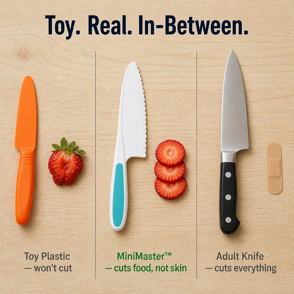 SkarletSharp Kids Kitchen Set | Ignite Your Child’s Pride with Safe, Real Slicing Success | elesira