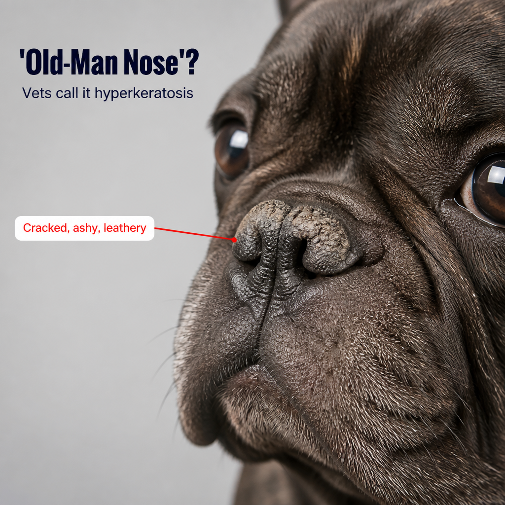 VeluraPaw | Restore His Crusty "Old-Man Nose" to Smooth, Healthy Black | elesira