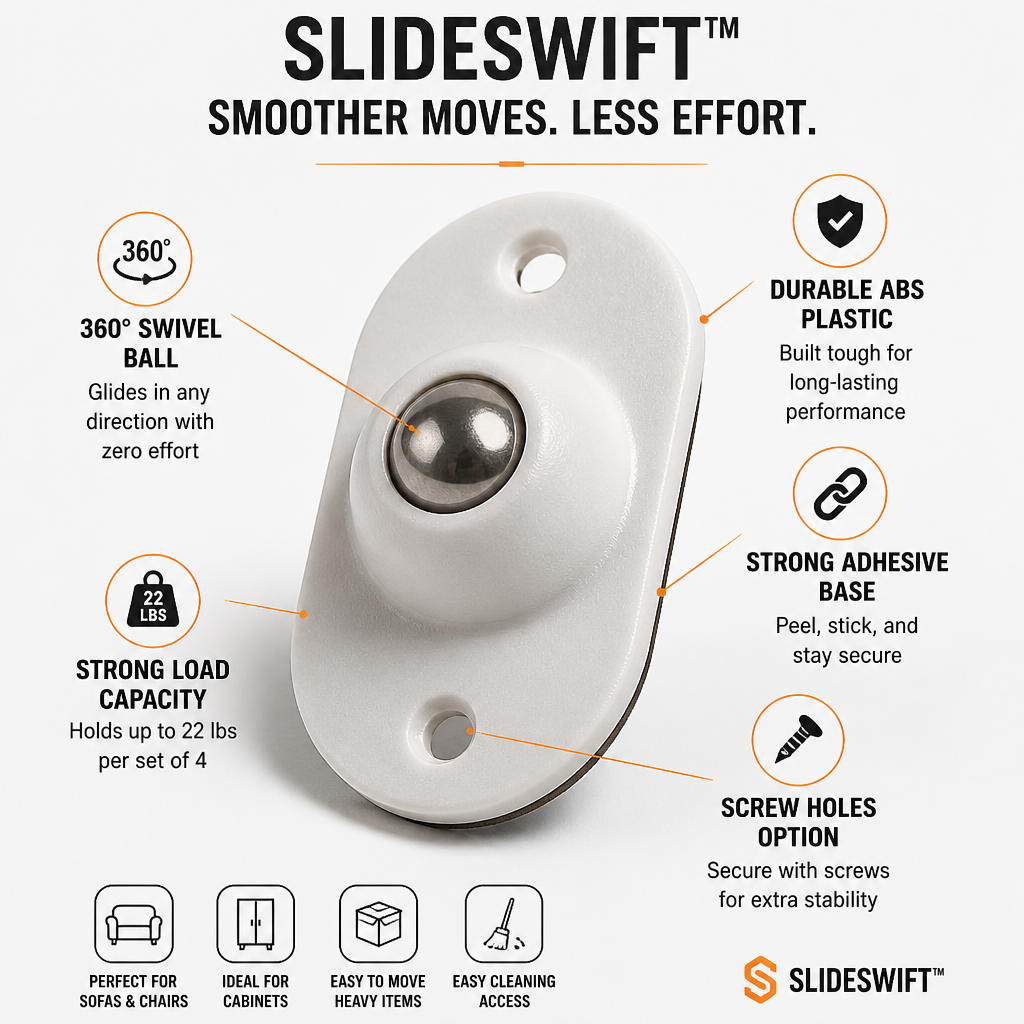 SlideSwift - Effortless Furniture Moves That Save Your Back and Energy Every Time | elesira