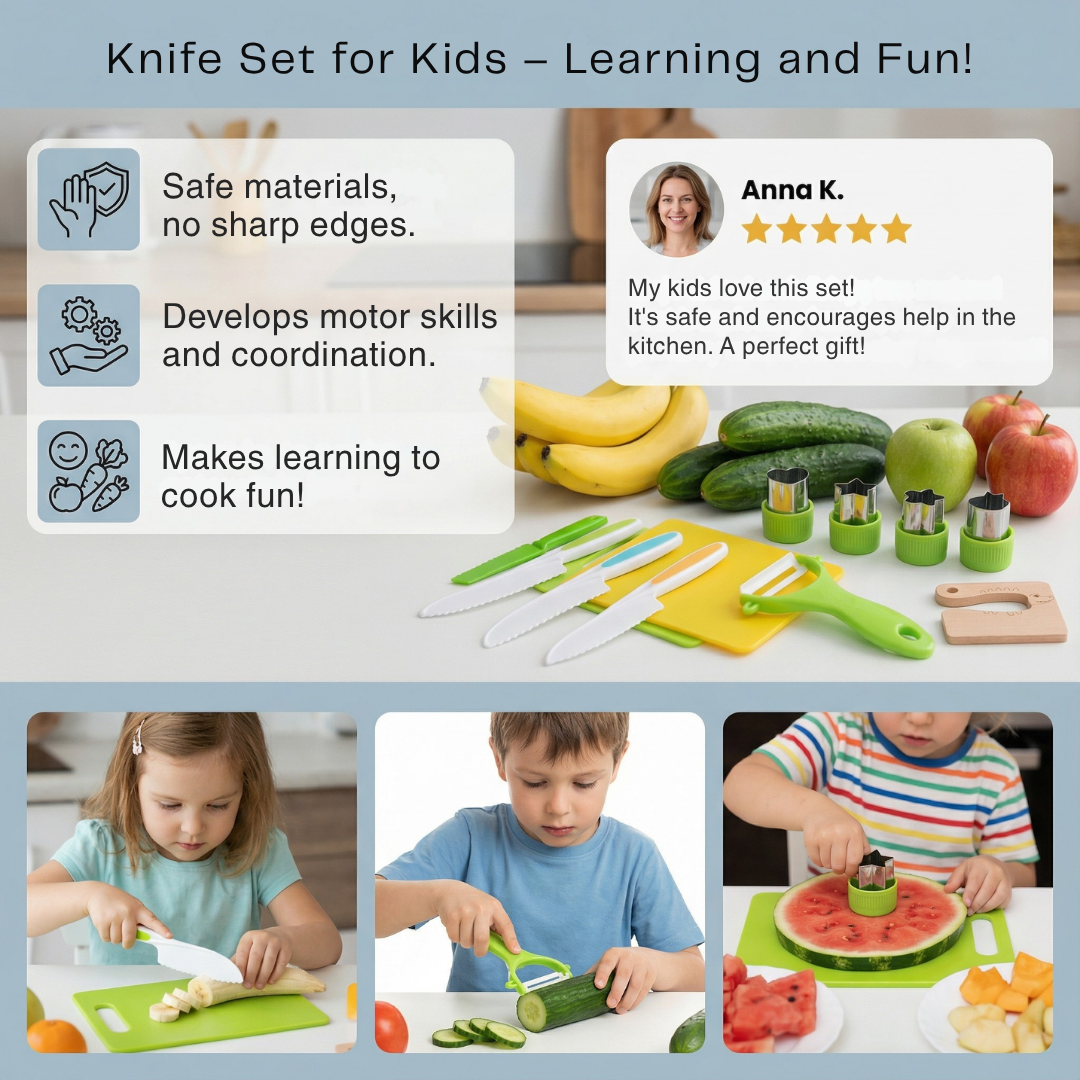 SliceJoy | Ignite Your Child’s Confidence and Joy with Safe, Mess-Free Kitchen Adventures | elesira