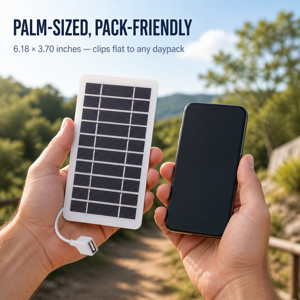 SolaraFlex | Připevněte k batohu a dobíjejte powerbanky na cestách při pěší turistice | elesira