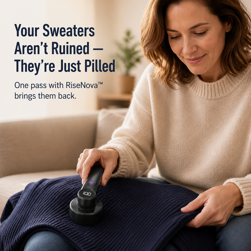 Velvique Fabric Shaver | Bring Your Beloved Sweaters Back to Life Instantly | elesira