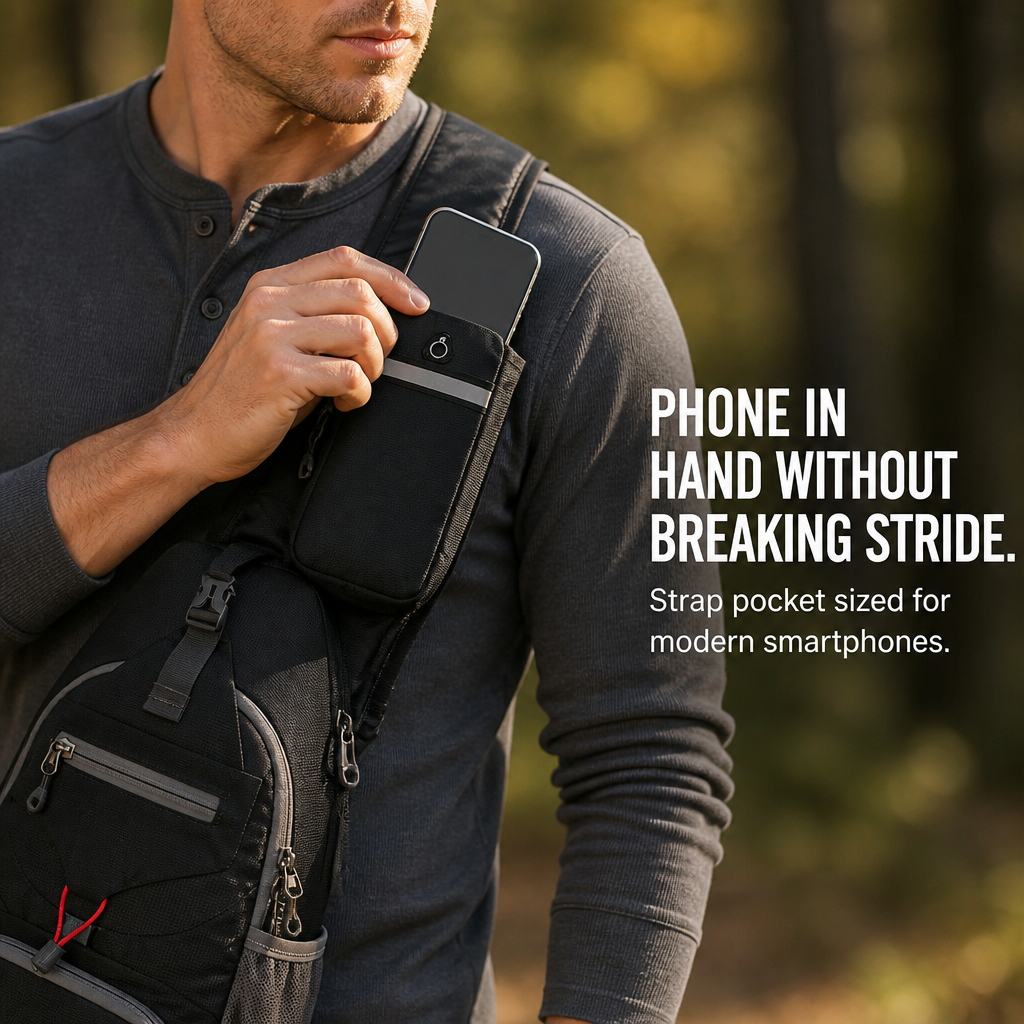 SmartPack | Hold Your Phone, Wallet & Water Bottle Minus the Backpack Bulk | elesira