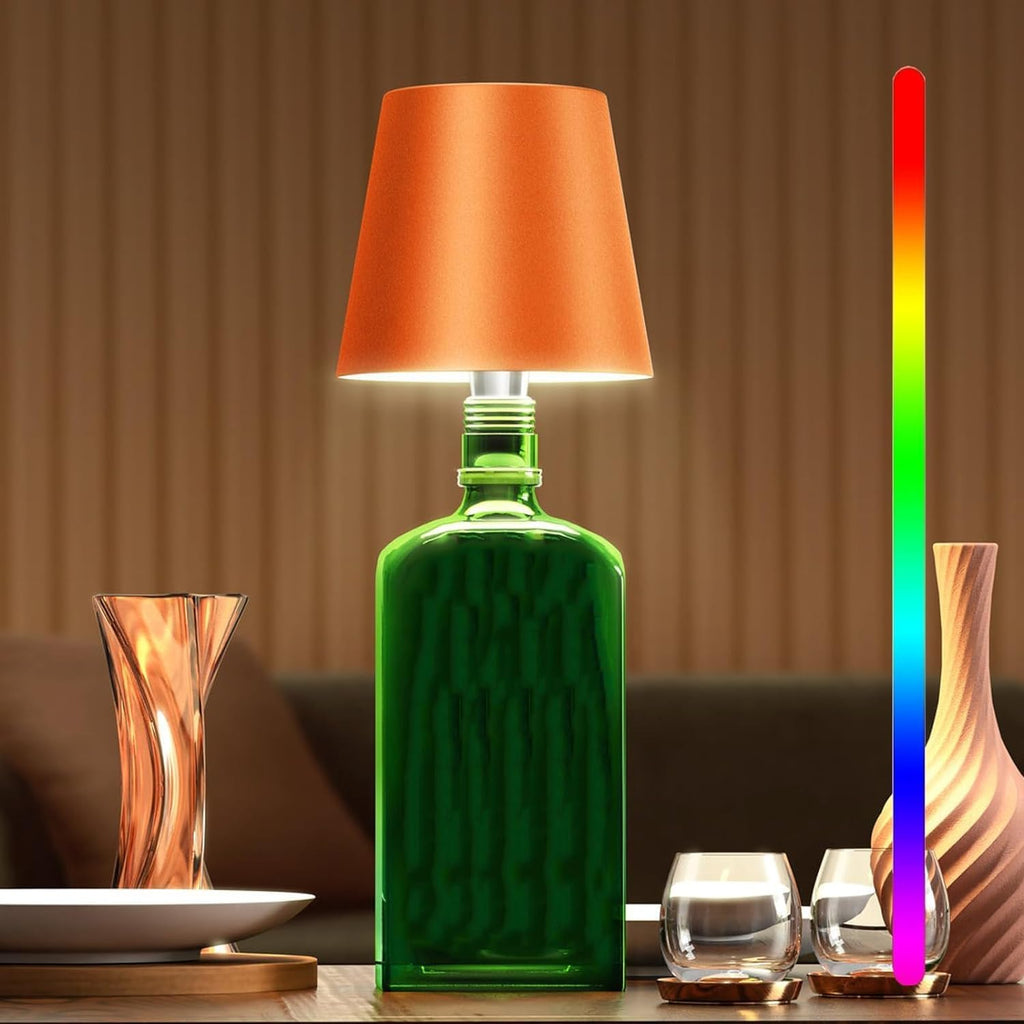 LumiGlow – luxus vezeték nélküli asztali lámpa memóriafunkcióval és állítható világítással | elesira