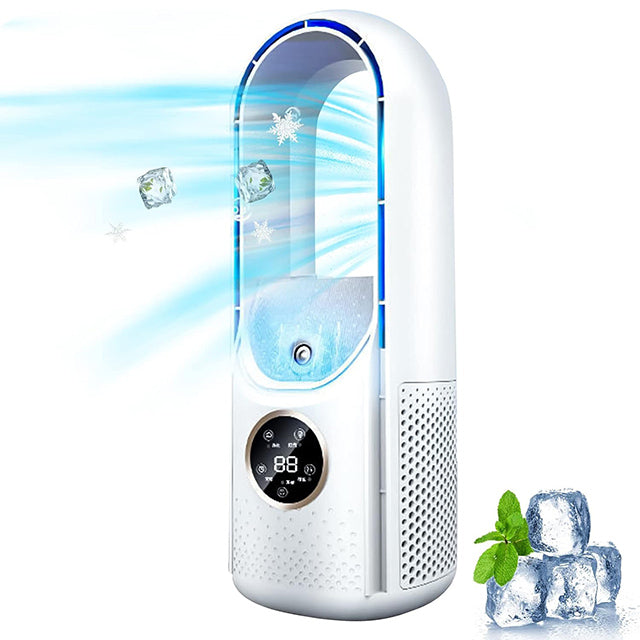 WhisperCool draagbare aircooler zonder bladen: perfect voor elke ruimte | elesira