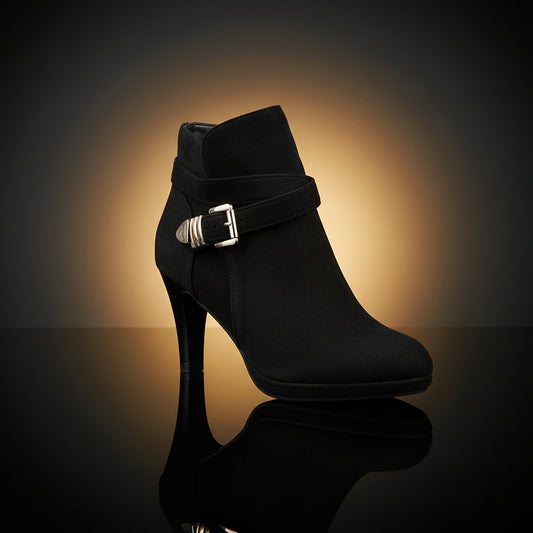 Bottines femme à talon fin grande taille – Élégance, maintien et confort