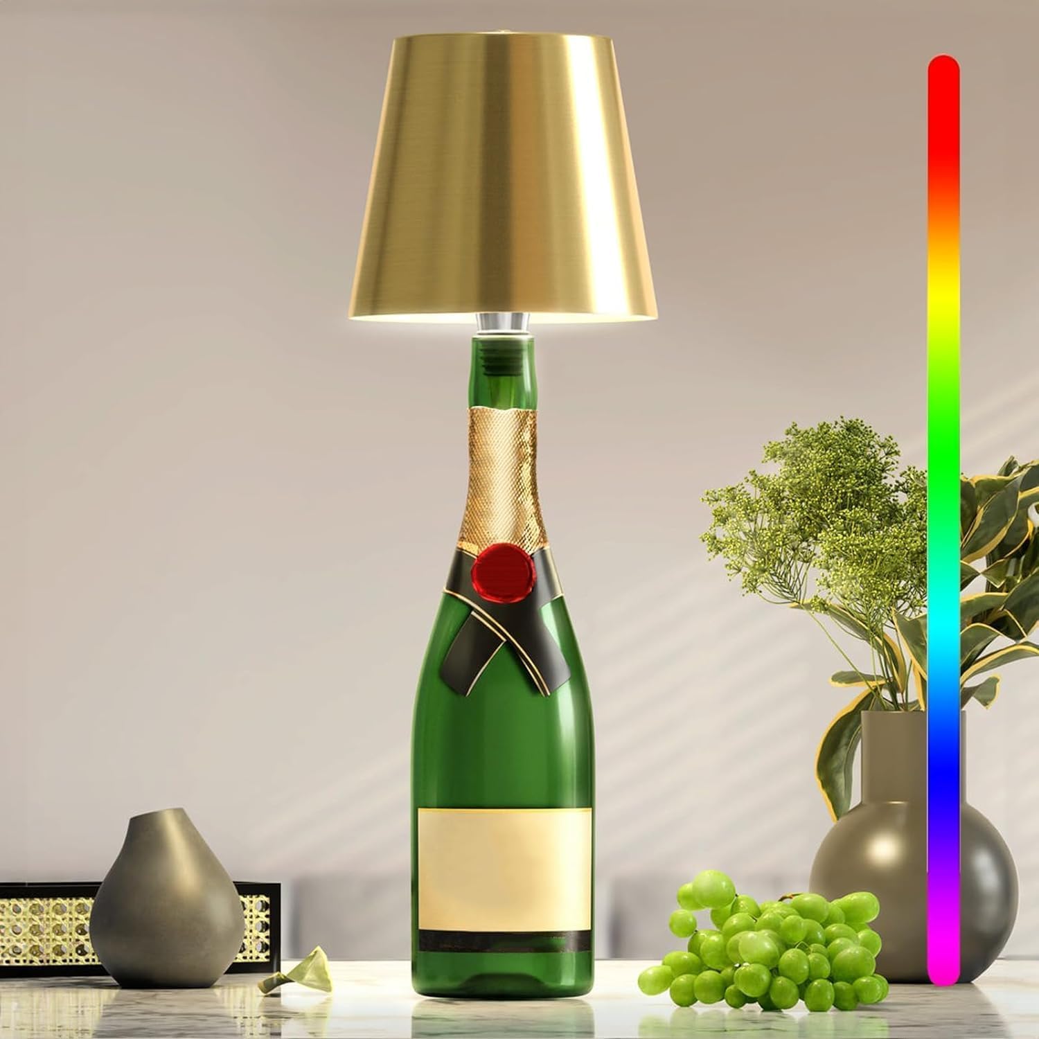 LumiGlow – luxus vezeték nélküli asztali lámpa memóriafunkcióval és állítható világítással | elesira