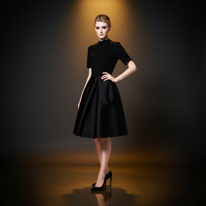 Robe Noire Légère & Élégante