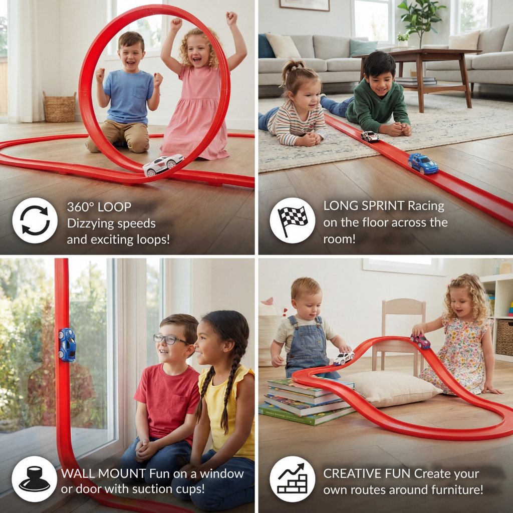 VeloBlaze | Éveillez la créativité de votre enfant avec des aventures palpitantes de courses phosphorescentes | elesira