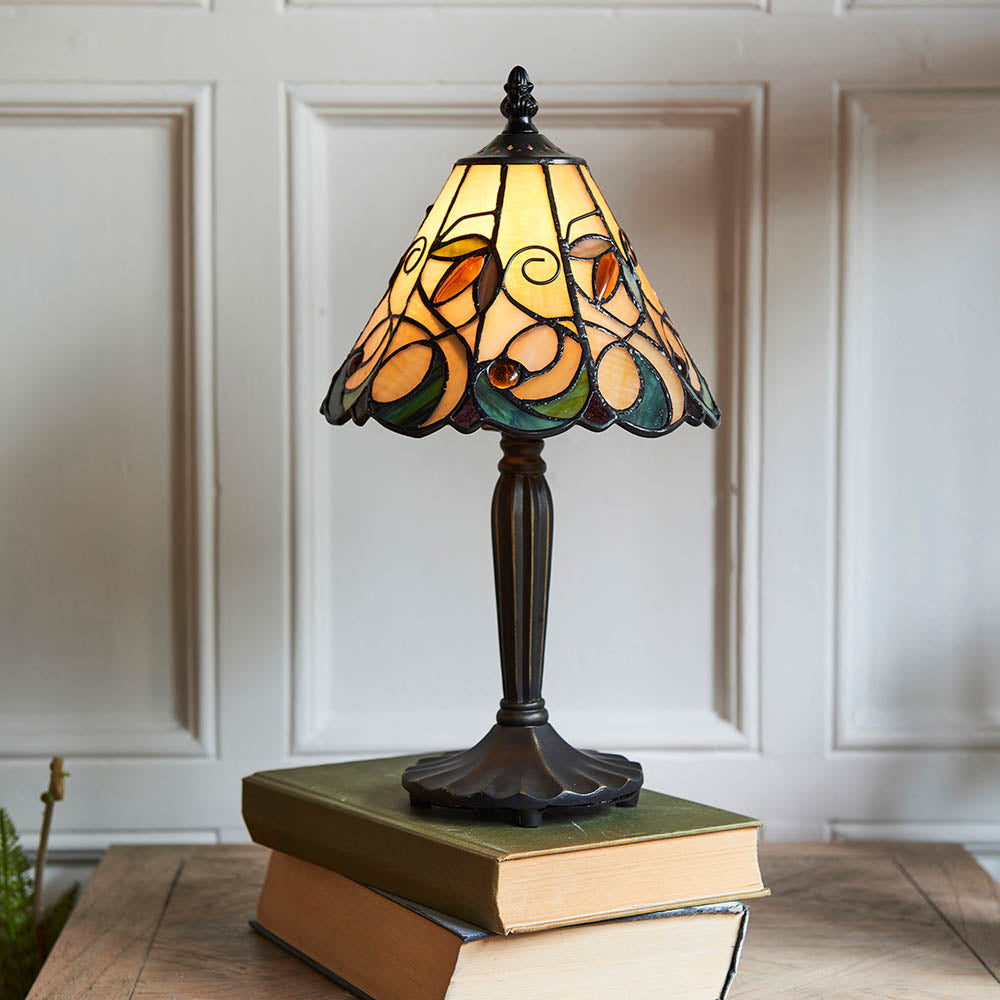 Mini stolní lampa Jamelia Tiffany | elesira