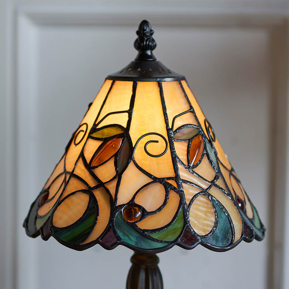 Mini stolní lampa Jamelia Tiffany | elesira