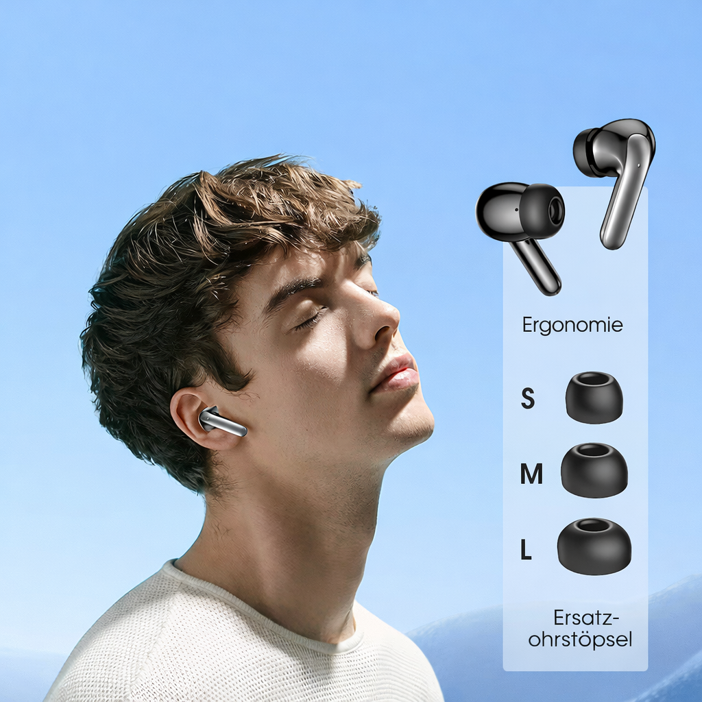 Kabellose Kopfhörer - In-Ear-Headsets - Langanhaltender Tragekomfort und klare Gespräche - Voltiva | elesira