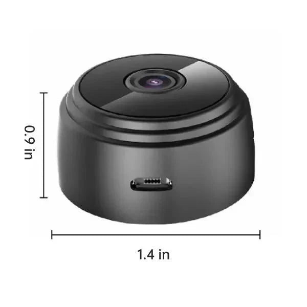 Trådløst mini-sikkerhedskamera med magnetisk beslag og 360° rotation | elesira