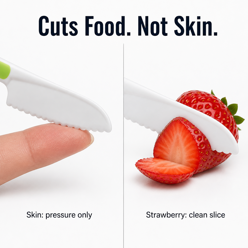 SkarletSharp Kids Kitchen Set | Ignite Your Child’s Pride with Safe, Real Slicing Success | elesira