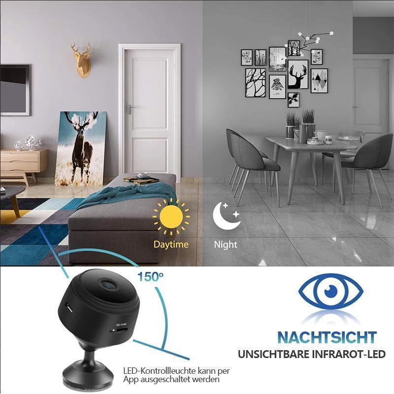 Mini telecamera WiFi con visione notturna e supporto magnetico | elesira